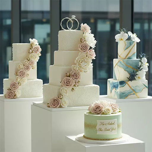 Wedding engagement cakes in Abu dhabi