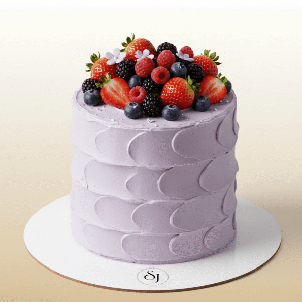 mixed berries cake