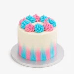 Pink & Blue Cake