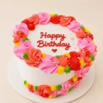 Pink Floral Birthday Cake | 500g