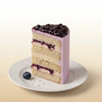 Buy blueberry cake slice Abu Dhabi