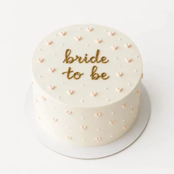Elegant Bride to Be Cake