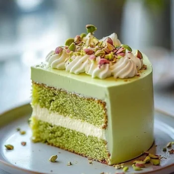 Pistachio Cake Slice in Abu Dhabi Fresh & Delicious