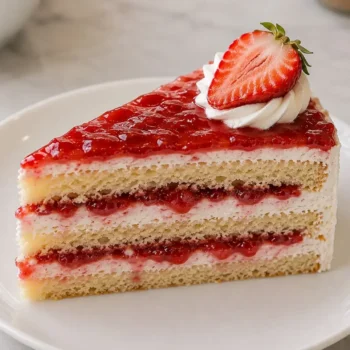 Strawberry Slice Cake in Abu Dhabi