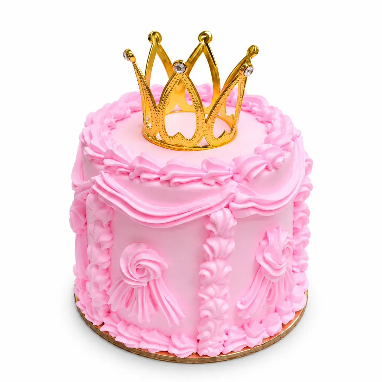Pink Princess Crown Cake pink princess crown cake