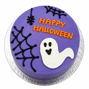 spooky ghost halloween cake at SJ Cake Art