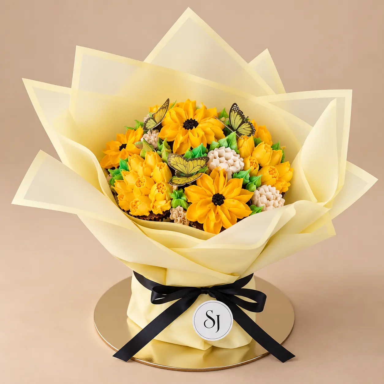 flower_bouquet_cake sunflower bouquet cake