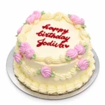 Pastel Rose Birthday Cake